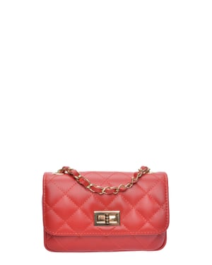 Luisa Vannini Rood Rundleer Tas
