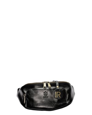 Isabella Rhea Zwart Rundleer Tas