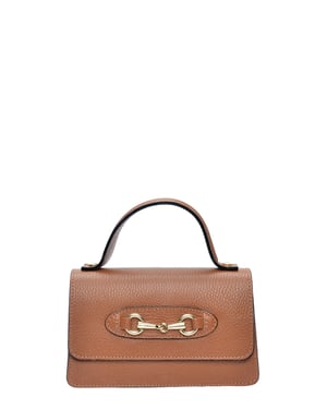 Isabella Rhea Brown Rundleer Tas