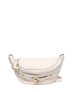 Anna Luchini Beige Rundleer Tas