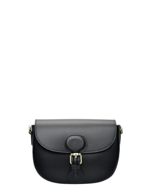 Isabella Rhea Zwart Rundleer Tas