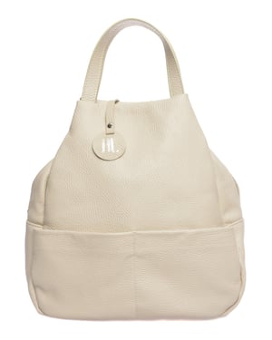 Anna Luchini Beige Rundleer Tas