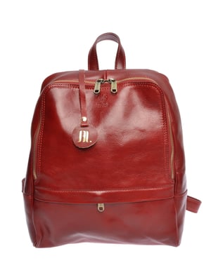 Anna Luchini Rood Rundleer Tas
