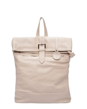 Isabella Rhea Beige Rundleer Tas