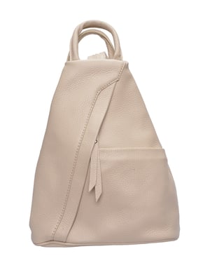Isabella Rhea Beige Rundleer Tas