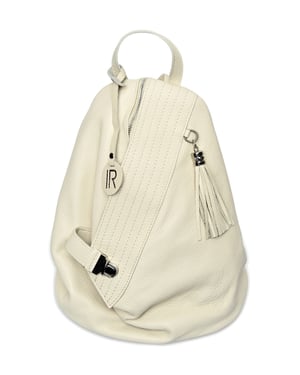 Isabella Rhea Beige Rundleer Tas