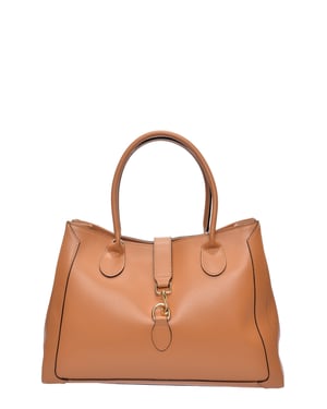 Isabella Rhea Brown Rundleer Tas