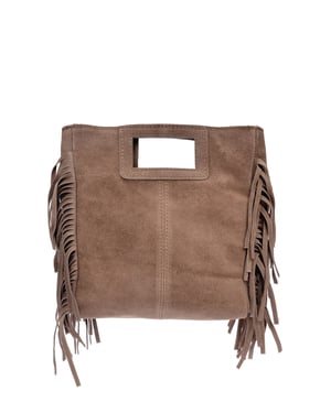 Anna Luchini Beige Rundleer Tas