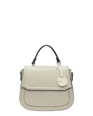 Isabella Rhea Beige Rundleer Tas