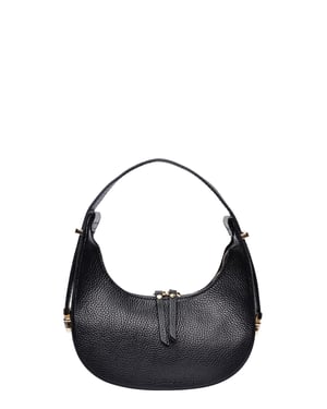 Isabella Rhea Zwart Rundleer Tas