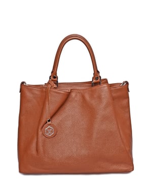 Luisa Vannini Brown Rundleer Tas