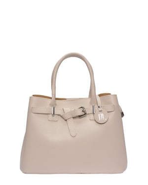 Anna Luchini Beige Rundleer Tas