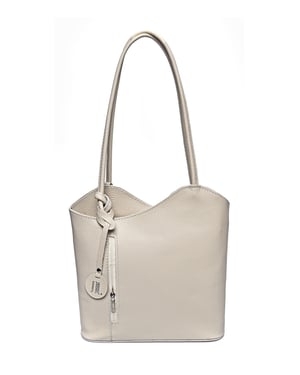 Anna Luchini Beige Rundleer Tas