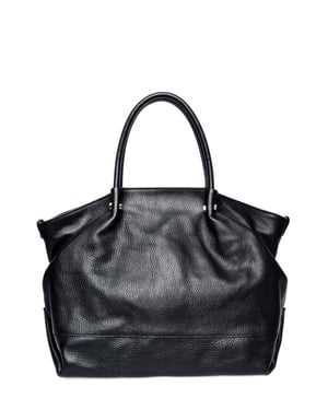 Isabella Rhea Zwart Rundleer Tas