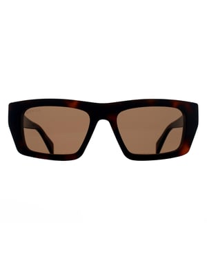 Gucci Square Mens Havana Brown GG2020S