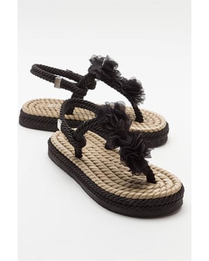 SANTRA Snörning Thong Sandaler (Women)