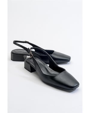 State Rund Tå Slingback Pump (Dam)