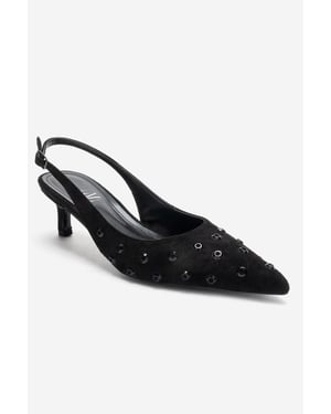 Lorex Utsmyckad Stiletto Slingback-Pump