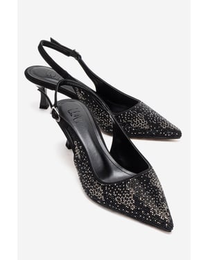 Nella Dekorerad Slingback Spetsig Tå Pump (Dam)