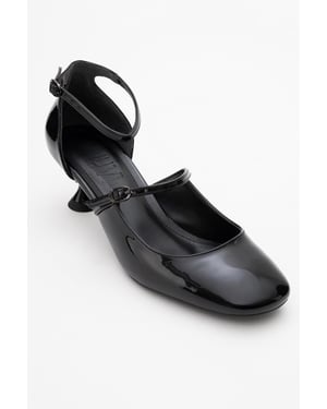 Emly Pumps med Fyrkantlig Tå och Slingback (Dam)