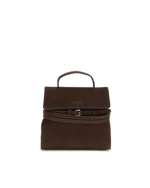 Moschino Brown Kalfslederen Bos Taurus Handtas