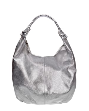 Anna Luchini Zilver Rundleer Tas