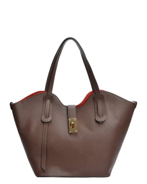 Isabella Rhea CHOCOLADE Rundleer Tas