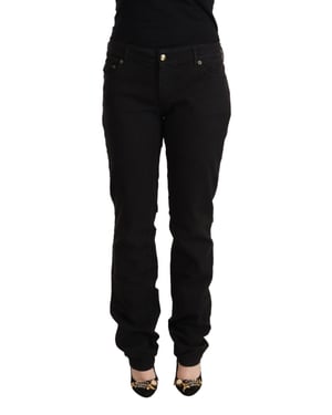 Just Cavalli Pan72206 Zwarte Stretch Denim Jeans
