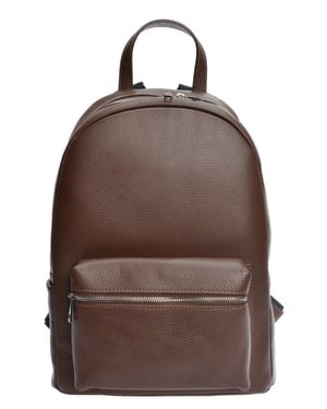 Anna Luchini Chocolade Rundleer Tas