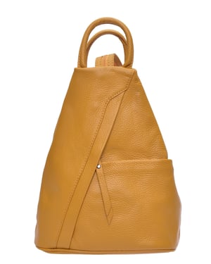 Isabella Rhea Mosterd Rundleer Tas