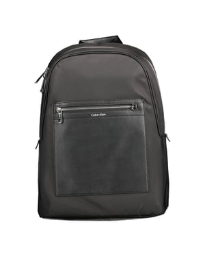 Calvin Klein Svart Polyester Herrryggsäck