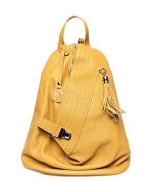 Isabella Rhea Mosterd Rundleer Tas
