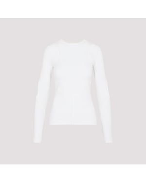 Witte Stretch Nylon Top