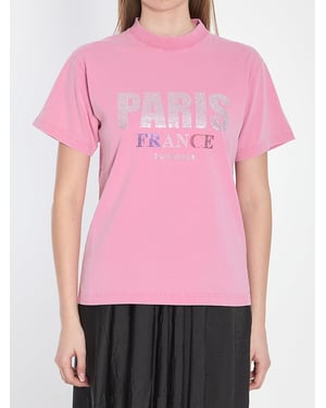 Paris strass t-shirt