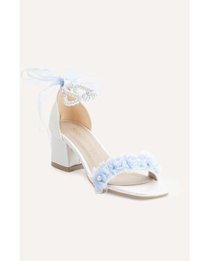 Jasmine Lace Bridal Låg Klack Sandaler (Women)