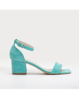 Iva Laag Block Hak Sandalen