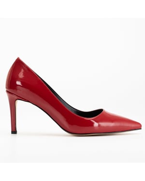 Perla Pumps met Puntige Neus en Stilettohak