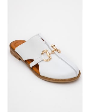 Favor Leren Mules (Dames)