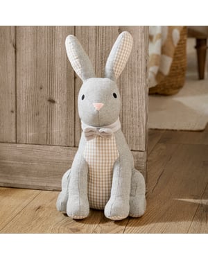 Harvey Hare Herringbone Door Stop