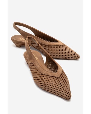 Lieve Leren Slingback Pump (Dames)