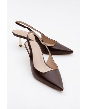 Marten Slingback Spetsig Tå Pump (Dam)