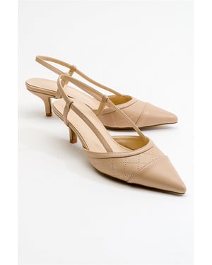 Point Spetsig Tå Slingback-Pump (Dam)