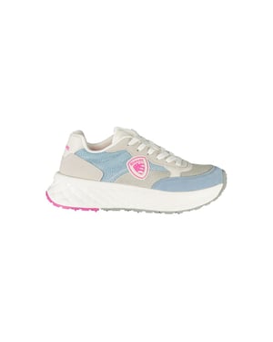 Blauer Azzurro Polyurethaan Dames Sneakers