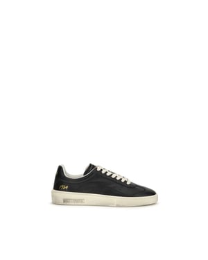 Dsquared² Zwarte Kalfsleer Bos Taurus Lage Sneakers