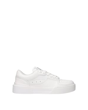 Dolce & Gabbana Vita Läder Låg Top Sneakers