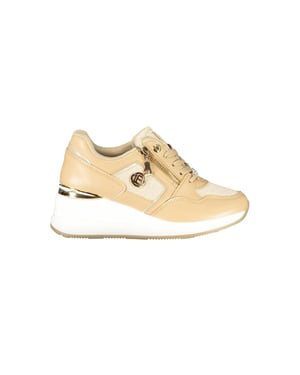Laura Biagiotti Beige Polyester Dames Sneaker