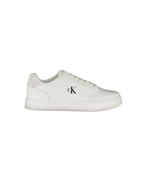 Calvin Klein Bianco Polyurethaan Heren Sneaker