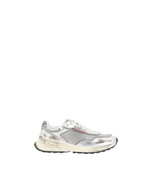 Dsquared² Vita Kalvläder Bos Taurus Sneakers