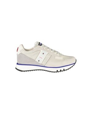 Blauer Grigio Polyurethaan Heren Sneaker