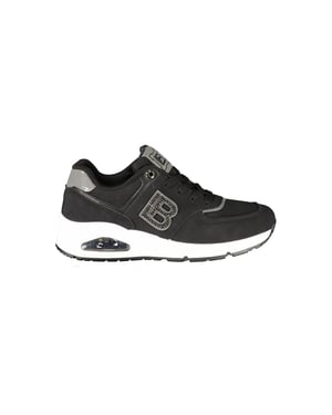 Laura Biagiotti Zwarte Polyurethaan Dames Sneakers